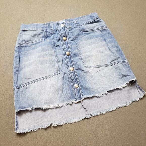 Bella Dahl High Low Mini Skirt Size 28 distressed - Picture 1 of 12